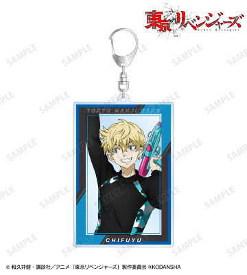 描き下ろしイラスト 松野 千冬 ウォーターガンバトルver. BIGアクリルキーホルダー