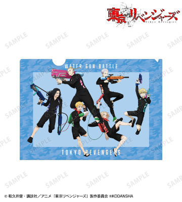 描き下ろしイラスト 集合 ウォーターガンバトルver. クリアファイル