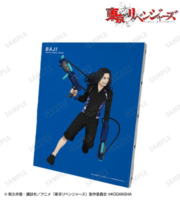 描き下ろしイラスト 場地 圭介 ウォーターガンバトルver. キャンバスボード