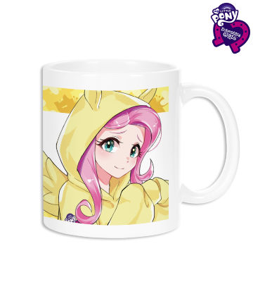 描き下ろしイラスト フラッターシャイ Art by 松本能人 マグカップ