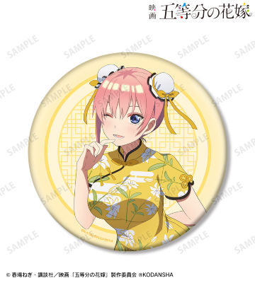 描き下ろしイラスト 中野一花 チャイナドレスver. BIG缶バッジ