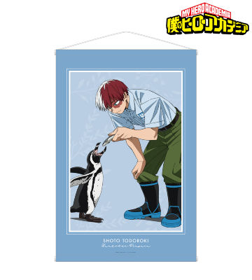 東武動物公園コラボ 描き下ろしビジュアル 轟焦凍 飼育係ver. B2タペストリー