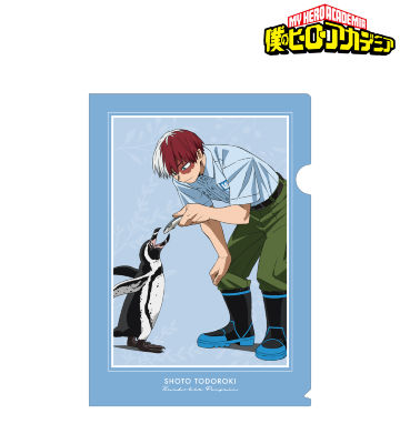 東武動物公園コラボ 描き下ろしビジュアル 轟焦凍 飼育係ver. クリアファイル