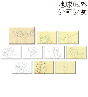 トレーディング原画スクエア缶バッジ