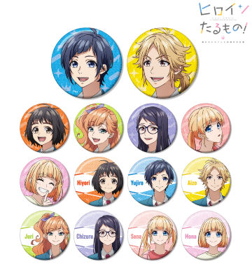 トレーディンググリッター缶バッジ