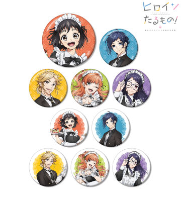 描き下ろしイラスト メイド＆執事ver. トレーディング缶バッジ