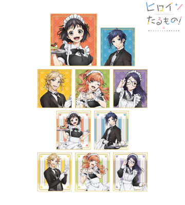 描き下ろしイラスト メイド＆執事ver. トレーディングミニ色紙