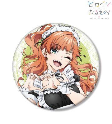 描き下ろしイラスト 服部樹里 メイド＆執事ver. BIG缶バッジ