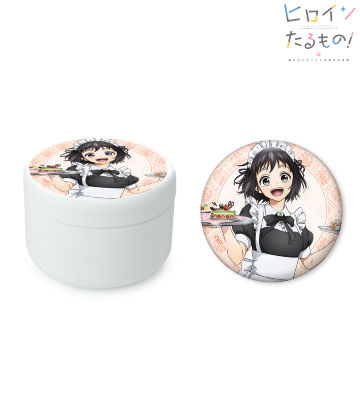 描き下ろしイラスト 涼海ひより メイド＆執事ver. 缶バッジ付きプチ缶ケース