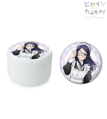 描き下ろしイラスト 中村千鶴 メイド＆執事ver. 缶バッジ付きプチ缶ケース