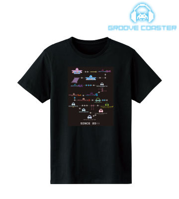 歴代ロゴ プリントTシャツ ver.黒