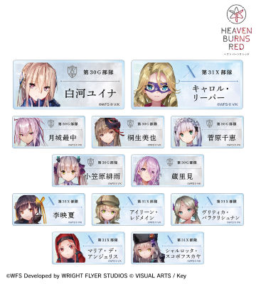 トレーディングアクリルネームプレート ver.D