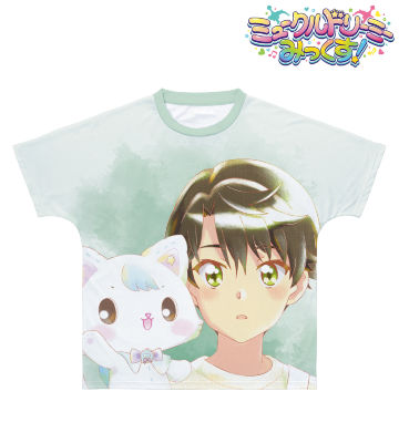 れい＆南川 朝陽 Ani-Art aqua label フルグラフィックTシャツ