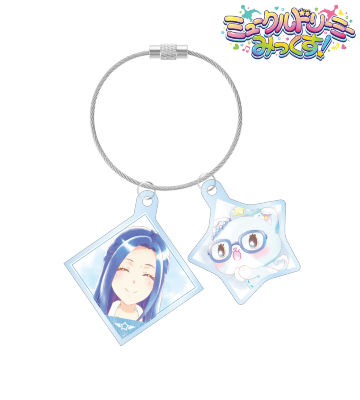 すう＆今井 ことこ Ani-Art aqua label 2連ワイヤーアクリルキーホルダー