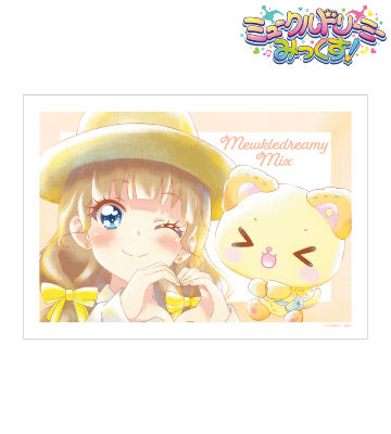 ぺこ＆月島 まいら Ani-Art aqua label A3マット加工ポスター