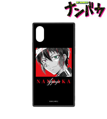 ジューゴ Ani-Art BLACK LABEL スクエア強化ガラスiPhoneケース