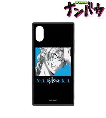 ウノ Ani-Art BLACK LABEL スクエア強化ガラスiPhoneケース