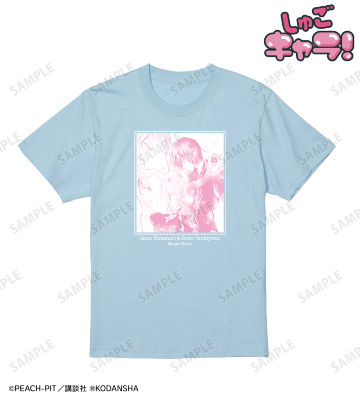 日奈森あむ＆月詠幾斗 原作コマTシャツ ブルー