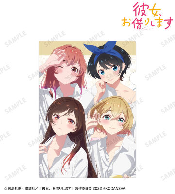 描き下ろしイラスト 集合 彼シャツver. クリアファイル