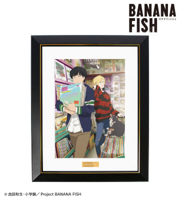 描き下ろしイラスト アッシュ・リンクス＆奥村英二 レコードショップver. キャラファイングラフ