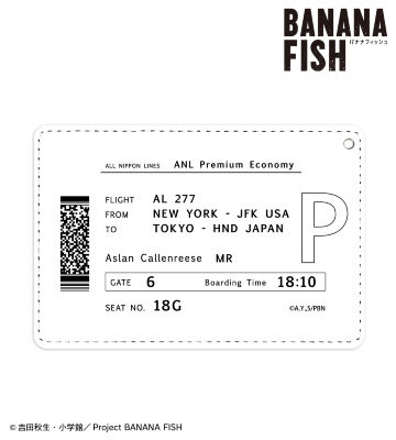 航空券風1ポケットパスケース