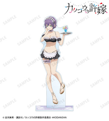 描き下ろしイラスト 瀬川ひろ 水着メイドver. 特大アクリルスタンド