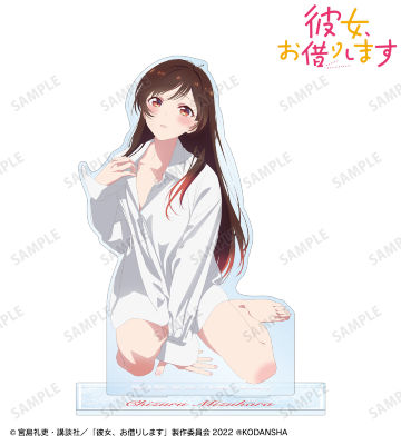 描き下ろしイラスト 水原千鶴 彼シャツver. 特大アクリルスタンド