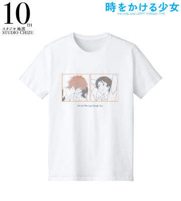 真琴と千昭 lette-graph Tシャツ