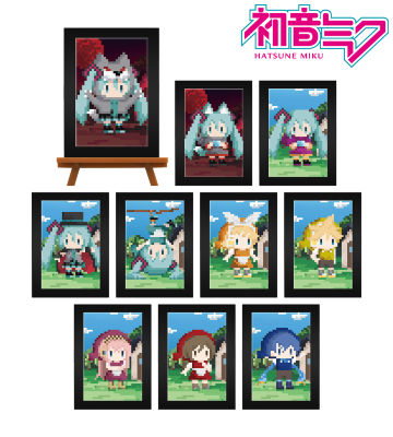 トレーディングミニアートフレーム（ワンナイト人狼コラボドット絵ver.）