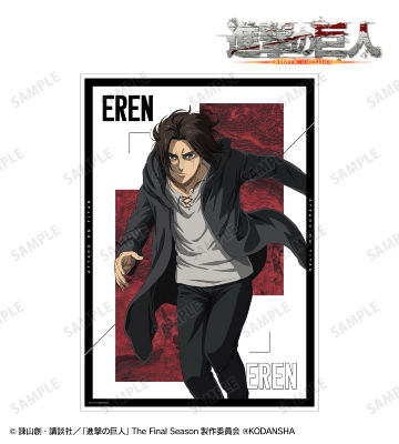進撃の巨人 キャンバスボード エレン リヴァイ Amazon.co.jp: 進撃の巨人 The Final Season キャンバスボード