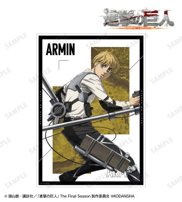 アルミン A3マット加工ポスター
