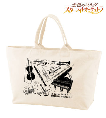 Ani-Sketch BIGジップトートバッグ ver.A