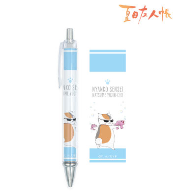 描き下ろしイラスト ニャンコ先生 シャボン玉ver. ボールペン