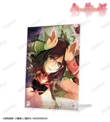 化物語　非売品アクリルブロック　羽川翼&キスショット　週刊少年マガジン懸賞品 化物語非売品アクリルブロック羽川翼&キスショット週刊少年