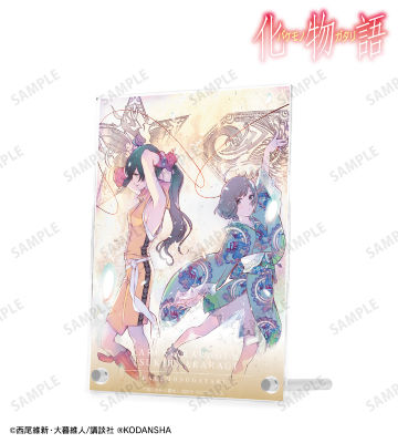 阿良々木火憐＆阿良々木月火 8巻表紙イラスト ダブルアクリルパネル