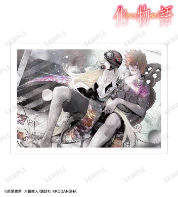 忍野忍＆忍野メメ 特装版5巻表紙イラスト A3マット加工ポスター
