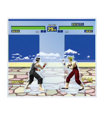ゲーム画面 アクリルジオラマ