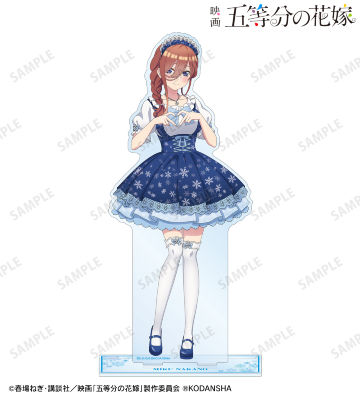 描き下ろしイラスト 中野三玖 スノーメイドver. 特大アクリルスタンド