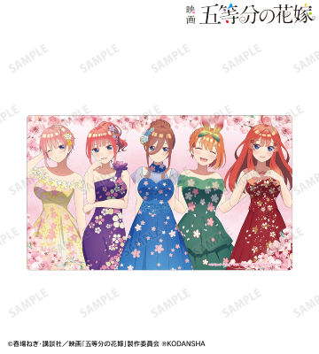 描き下ろしイラスト 集合 桜ドレスver. プレイマット