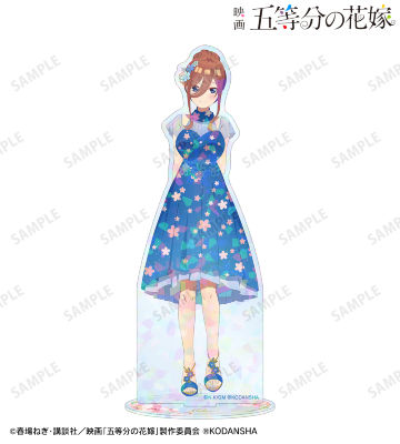 描き下ろしイラスト 三玖 桜ドレスver. ホログラムBIGアクリルスタンド