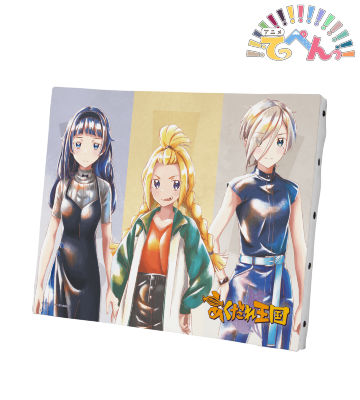 あくだれ王国 Ani-Art aqua label キャンバスボード