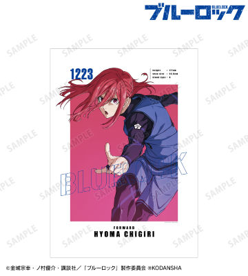 千切 豹馬 キャラクタービジュアルA3マット加工ポスター