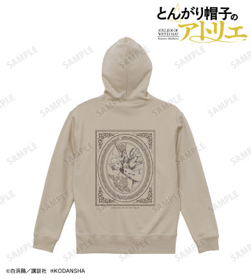 ココ ハイクオリティバックプリントジップパーカー