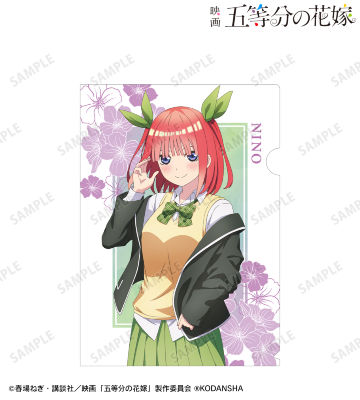 描き下ろしイラスト 中野二乃 衣装交換ver. クリアファイル