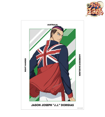 描き下ろしイラスト J・J・ドルギアス 戦う背中ver. A3マット加工ポスター