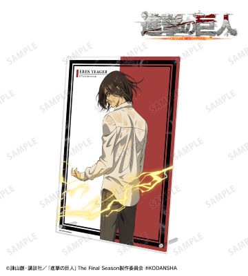 進撃の巨人 描き下ろし リヴァイ現在ver. 特大ダイカットアクリルパネル TVアニメ『進撃の巨人』 - 描き下ろし リヴァイ 過去と現在ver