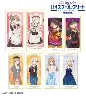 描き下ろしイラスト ココ・ミーナ トレーディングスタンド付き色紙