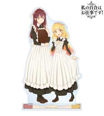ワンダーパーラーカフェ コラボレーションイラスト 美月＆陽芽 特大アクリルスタンド