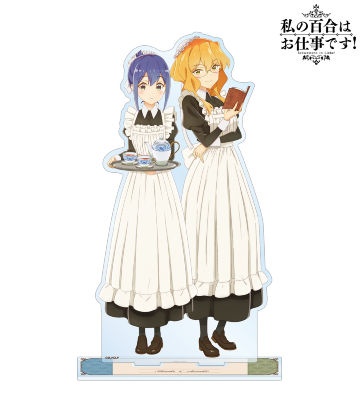 ワンダーパーラーカフェ コラボレーションイラスト 果乃子＆純加 特大アクリルスタンド