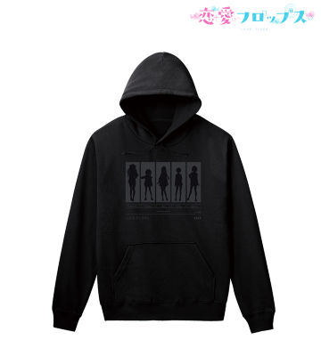 キャラクターシルエットパーカー
